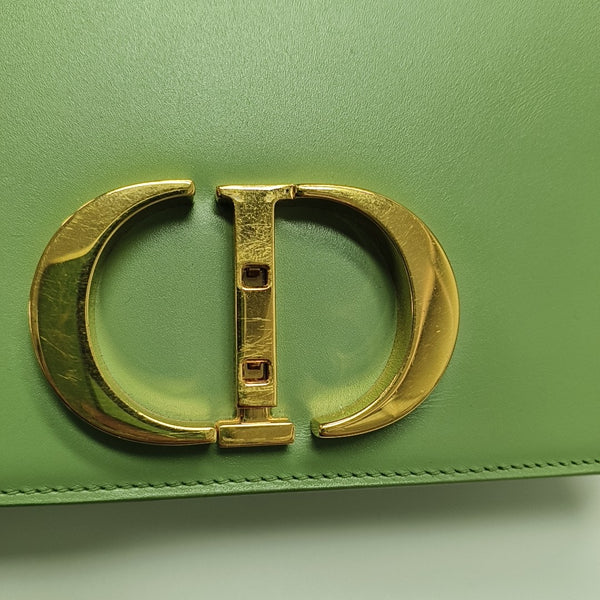 30 Montaigne Calfskin Green