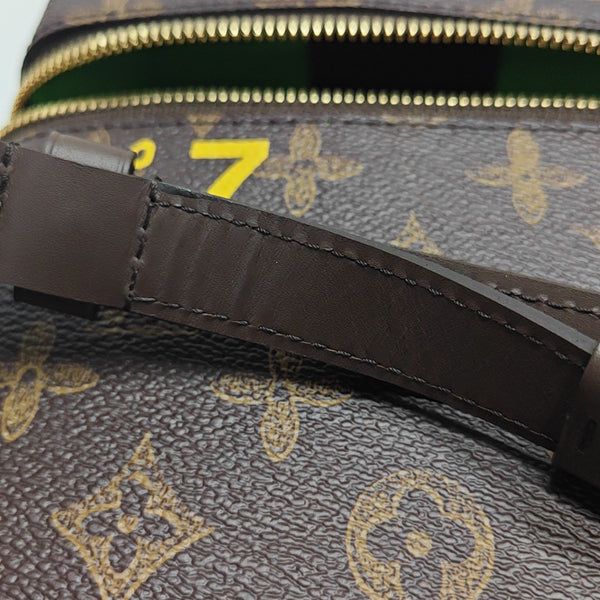 VERTICAL BOX TRUNK Monogram Coated Canvas Brown