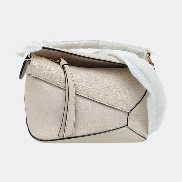 Puzzle Mini Lambskin Beige