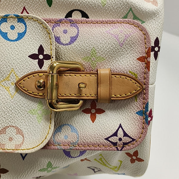 NÉONOÉ MM Monogram Coated Canvas White