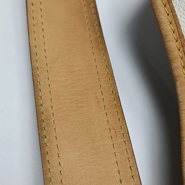 NÉONOÉ MM Monogram Coated Canvas White