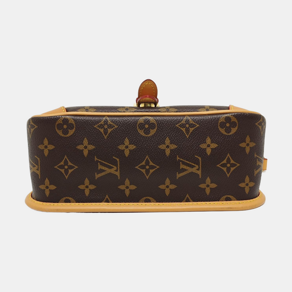 DIANE Monogram Coated Canvas Brown