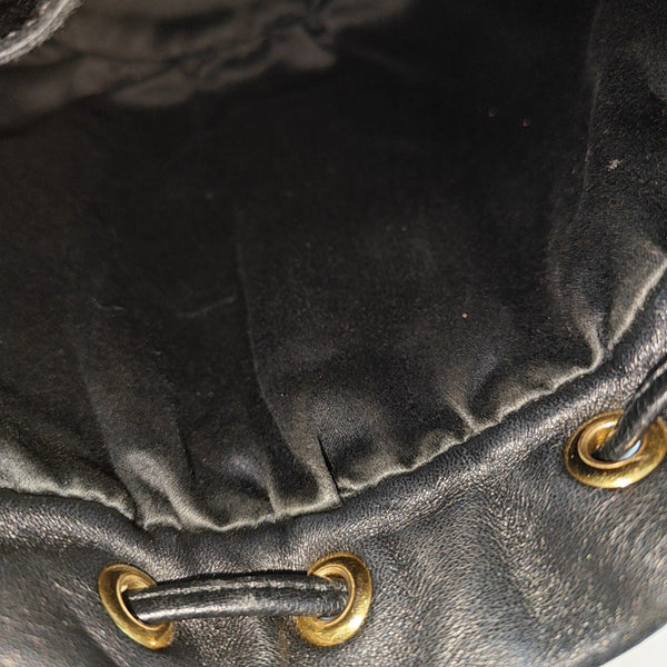 Matelassé Lambskin Black