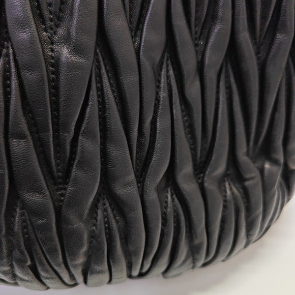 Matelassé Lambskin Black