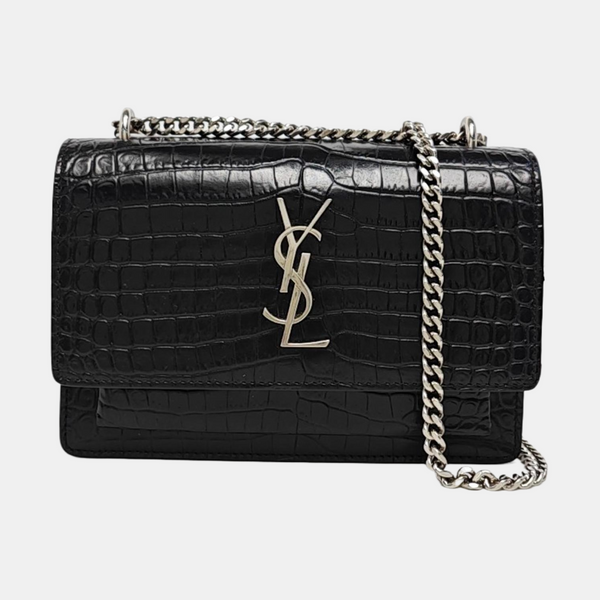 SUNSET Mini Calfskin Black