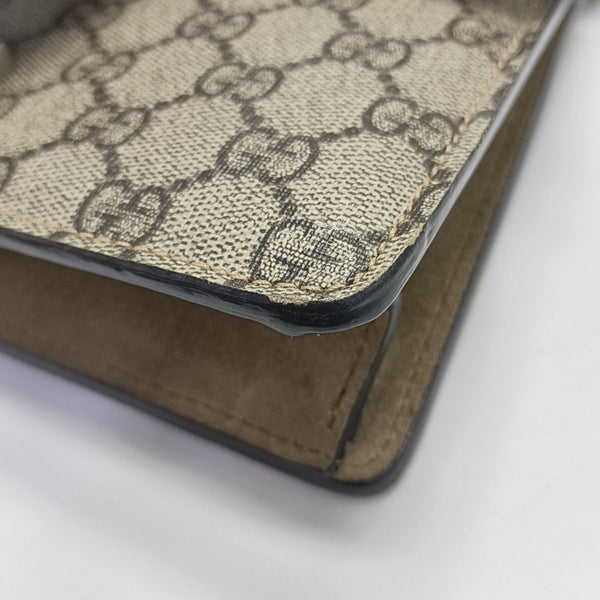 Dionysus Mini Monogram Coated Canvas Beige