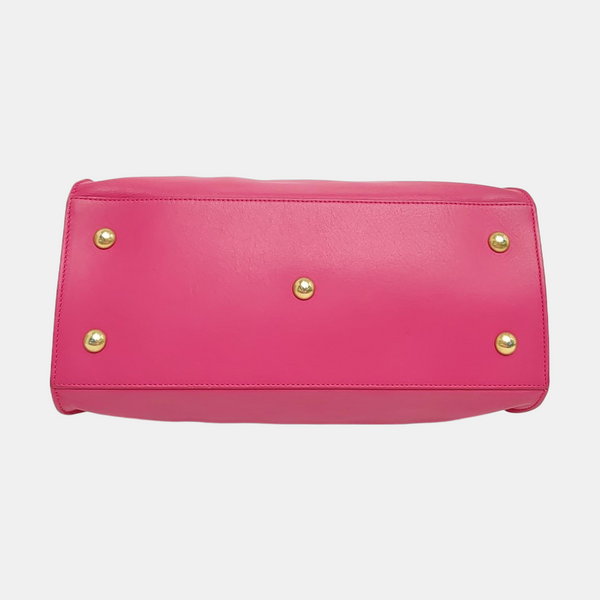 Authenticated pre-owned Chyc Y Ligne Small Calfskin Pink - Shoulder Bag at Looply