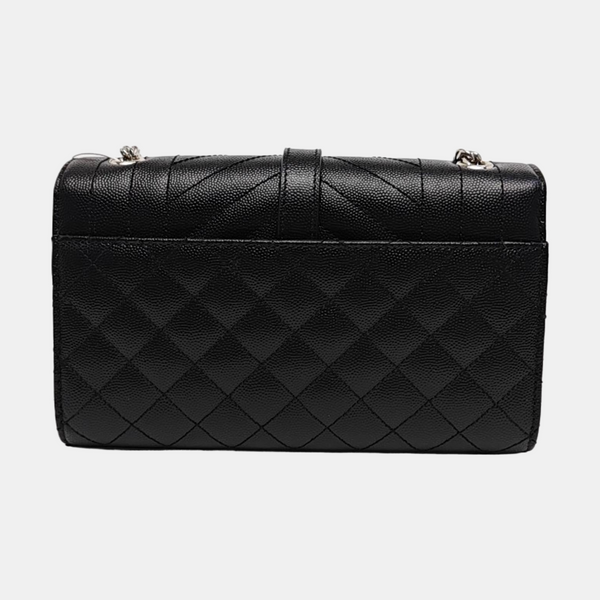 ENVELOPE Small Quilted Calfskin Black