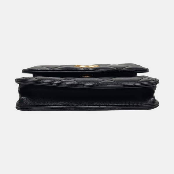 Quilted Lambskin Black
