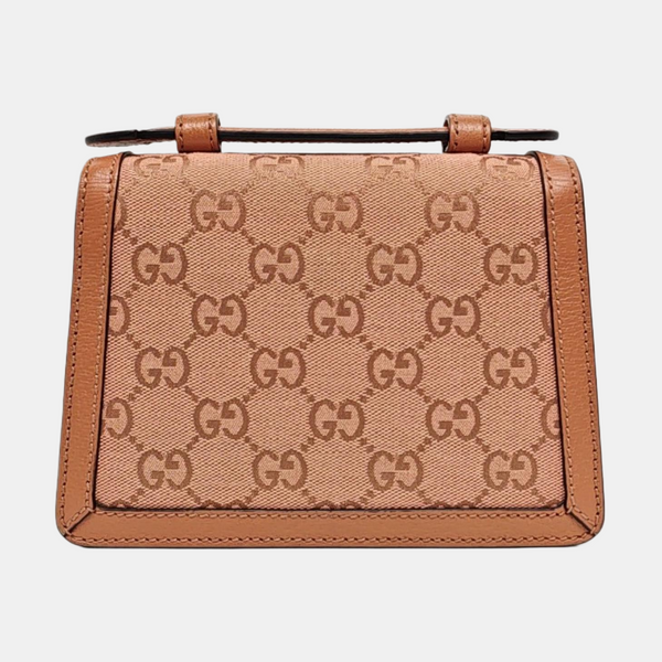 Ophidia Mini Monogram Canvas Pink