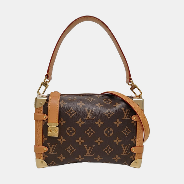 SIDE TRUNK MM Monogram Coated Canvas Brown