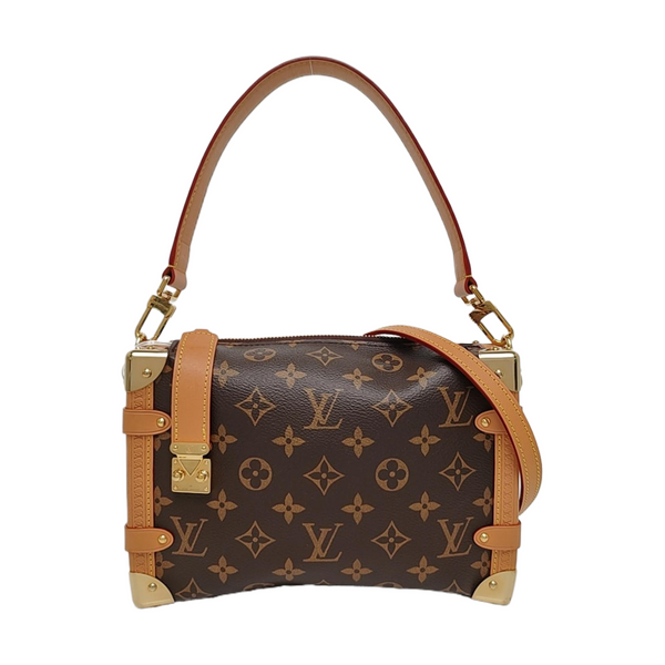 SIDE TRUNK MM Monogram Coated Canvas Brown