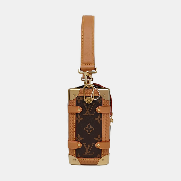 SIDE TRUNK MM Monogram Coated Canvas Brown