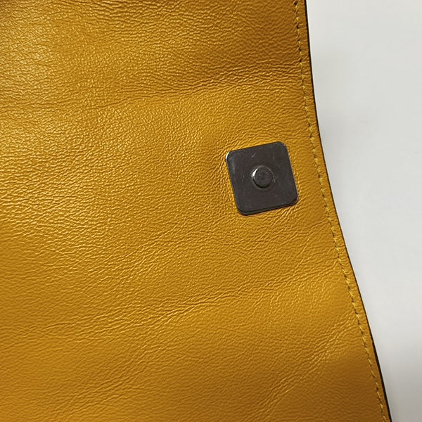 Lambskin Shoulder Bag Yellow