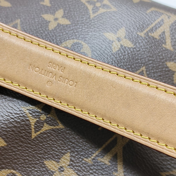 SIDE TRUNK MM Monogram Coated Canvas Brown