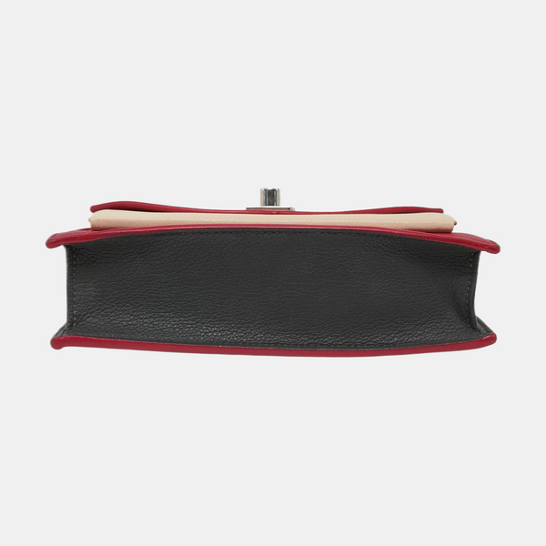 Authenticated pre-owned Lockme Calfskin Red - Shoulder Bag at Looply