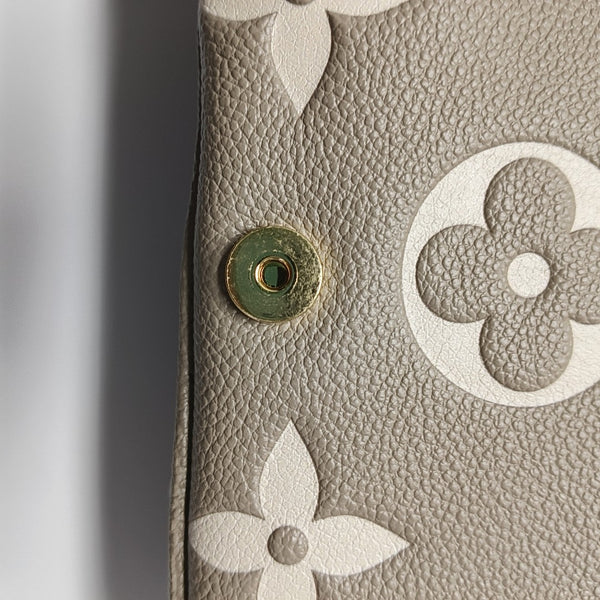 DIANE Monogram Calfskin Gray