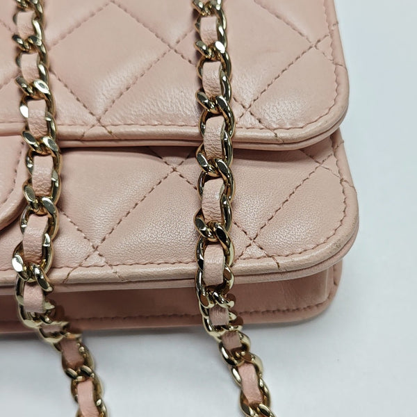 Quilted Lambskin Pink