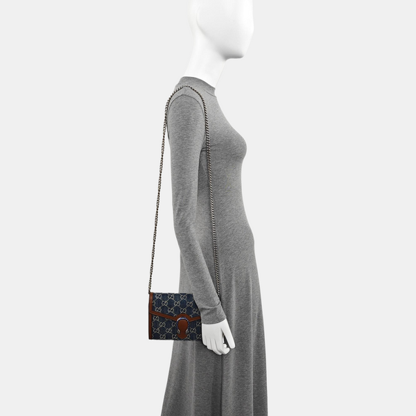 Dionysus Mini Monogram Denim Blue