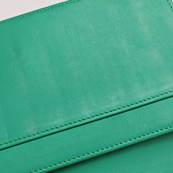 Quilted Grained Calfskin Green