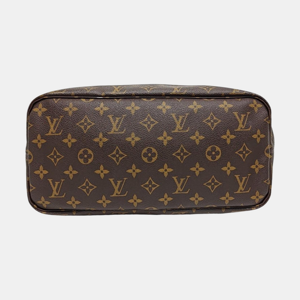 NEVERFULL MM Monogram Coated Canvas Brown
