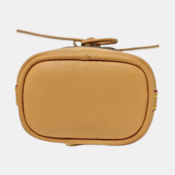 Authenticated pre-owned Noé Monogram Coated Canvas Brown - Top Handle Bag at Looply
