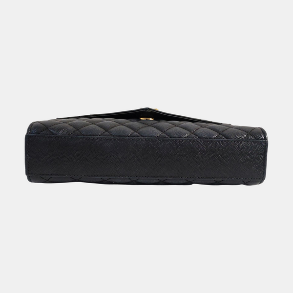 ENVELOPE Medium Quilted Calfskin Black