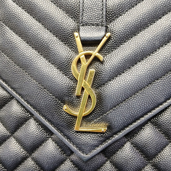 ENVELOPE Medium Quilted Calfskin Black