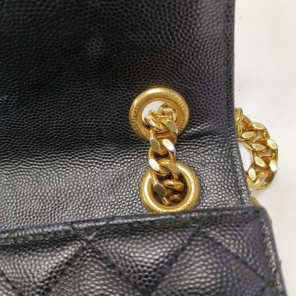 ENVELOPE Medium Quilted Calfskin Black