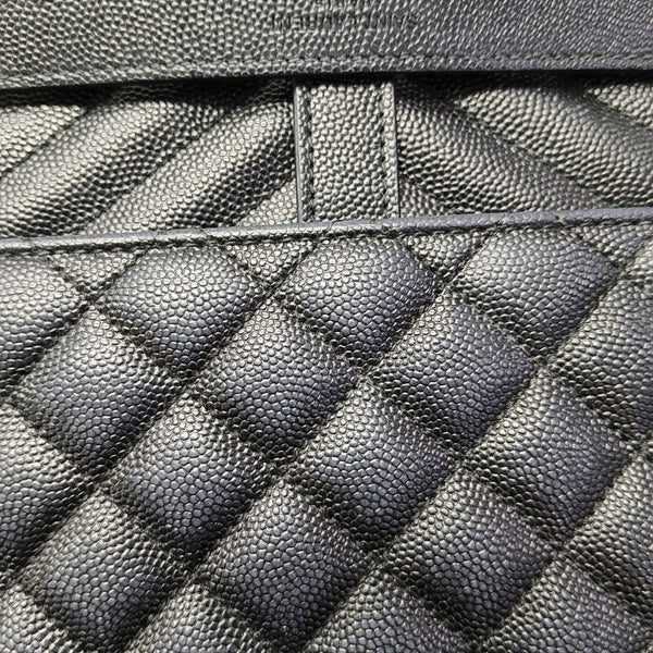 ENVELOPE Medium Quilted Calfskin Black
