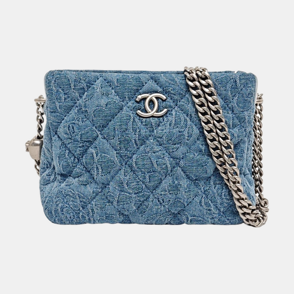Quilted Denim Blue