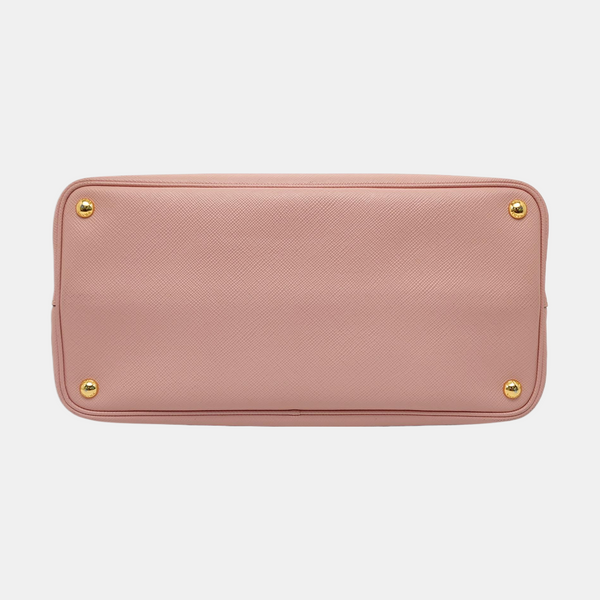 Double Large Saffiano Calfskin Pink