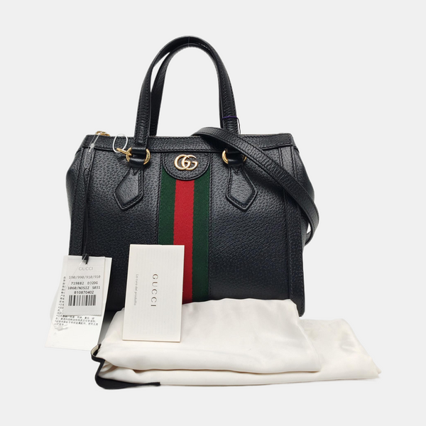 Ophidia Small Calfskin Black