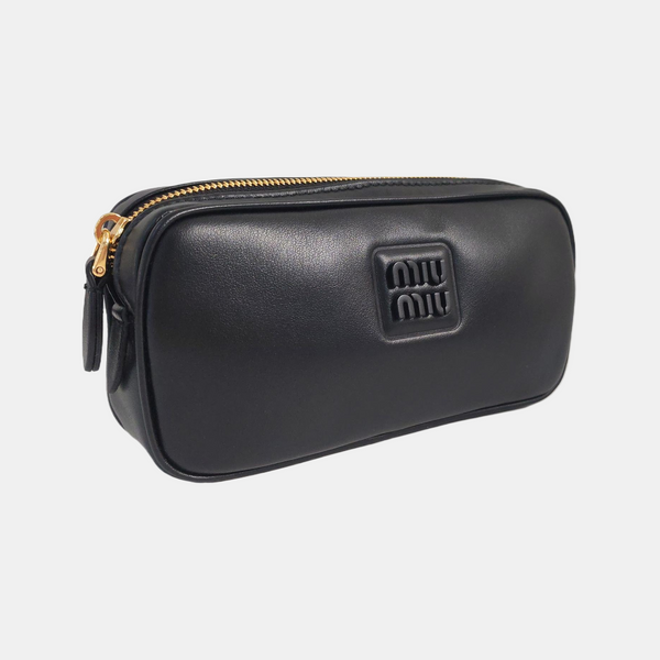 Authenticated pre-owned Arcadie Calfskin Black - Belt Bag at Looply