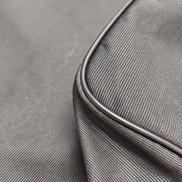 Fabric Top Handle Bag Black