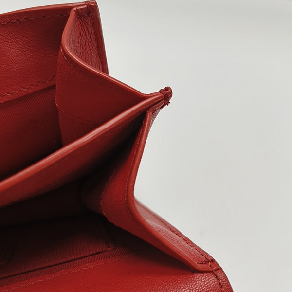 Quilted Lambskin Red