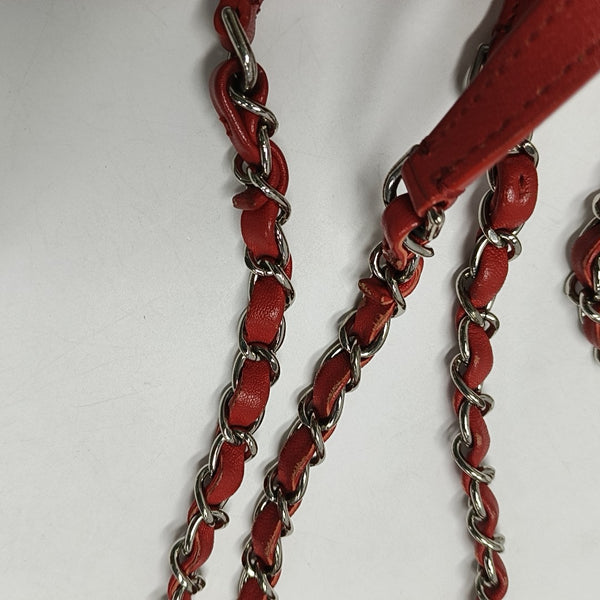 Quilted Lambskin Red