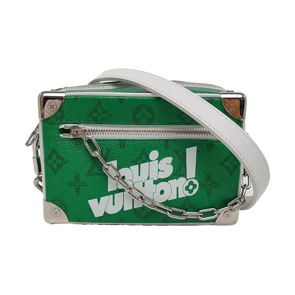 SOFT TRUNK Mini Monogram Coated Canvas Green