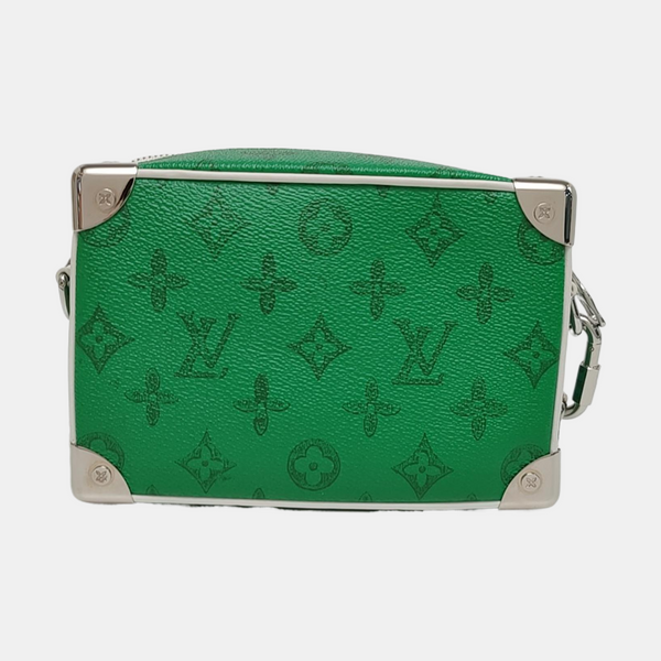 SOFT TRUNK Mini Monogram Coated Canvas Green