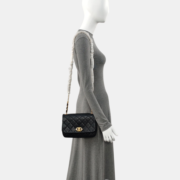 Quilted Calfskin Black