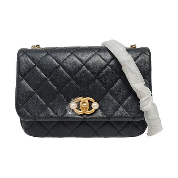 Quilted Calfskin Black