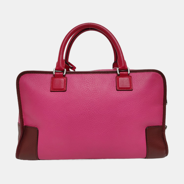Authenticated pre-owned Amazona Calfskin Pink - Top Handle Bag at Looply