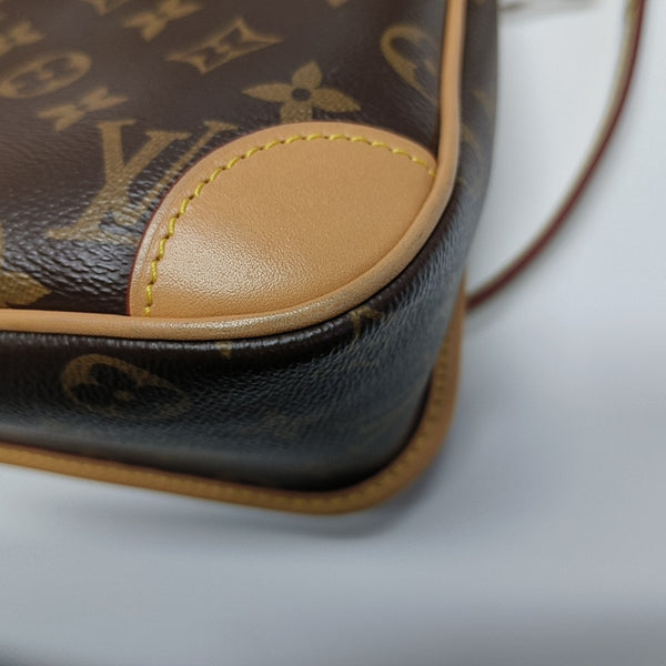 DIANE Monogram Coated Canvas Brown