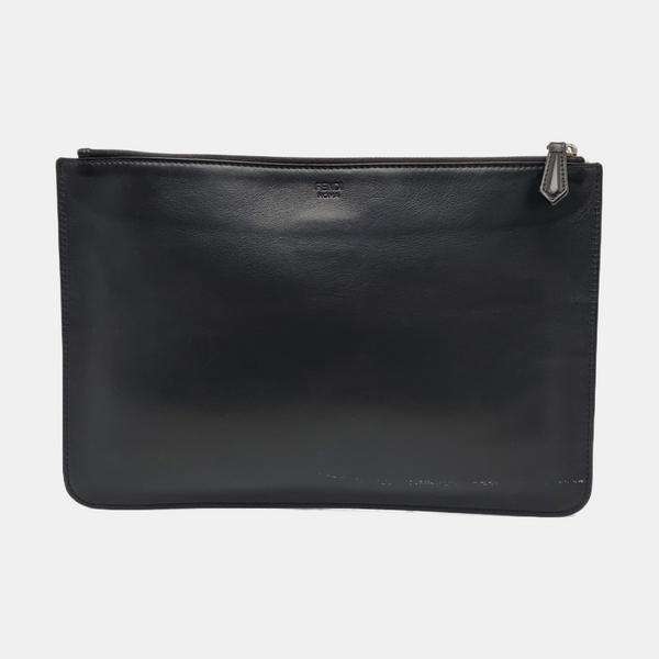 Authenticated pre-owned Monster Calfskin Black - Clutch at Looply