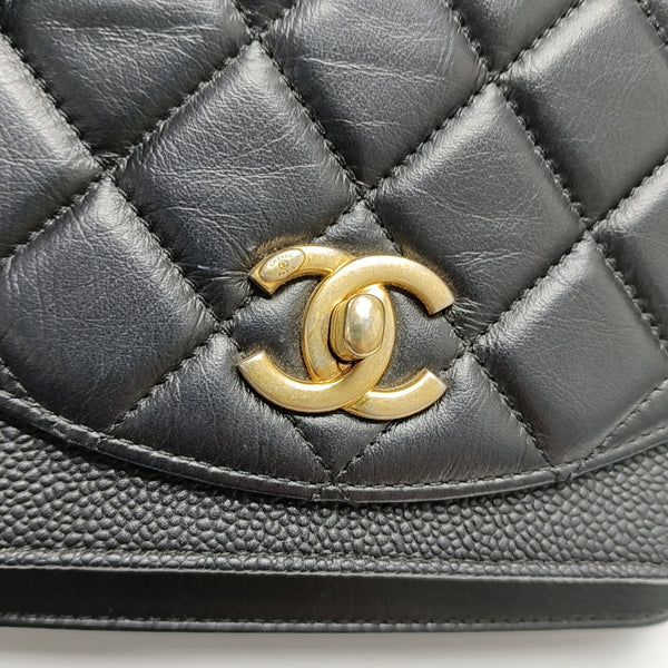 Quilted Calfskin Black
