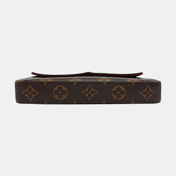 Authenticated pre-owned Félicie Monogram Coated Canvas Brown - Shoulder Bag at Looply