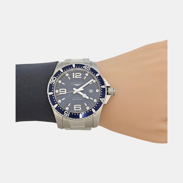 Hydroconquest 44mm Blue Automatic Watch