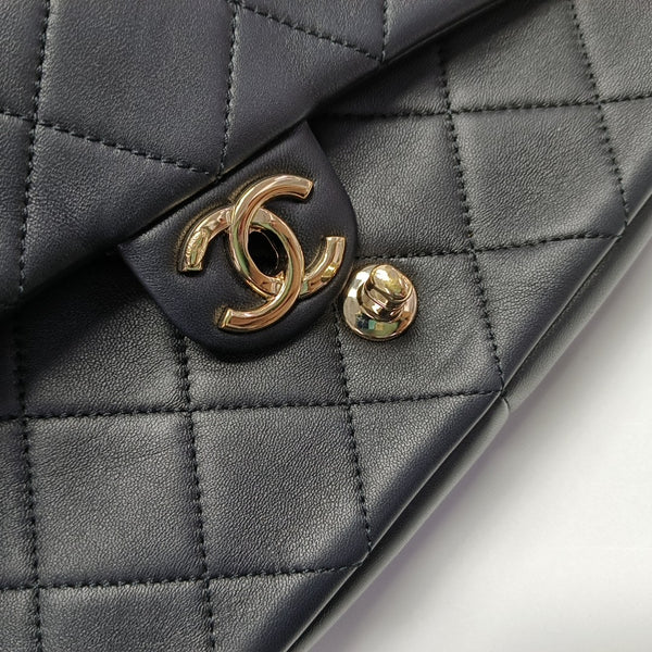 Quilted Lambskin Black