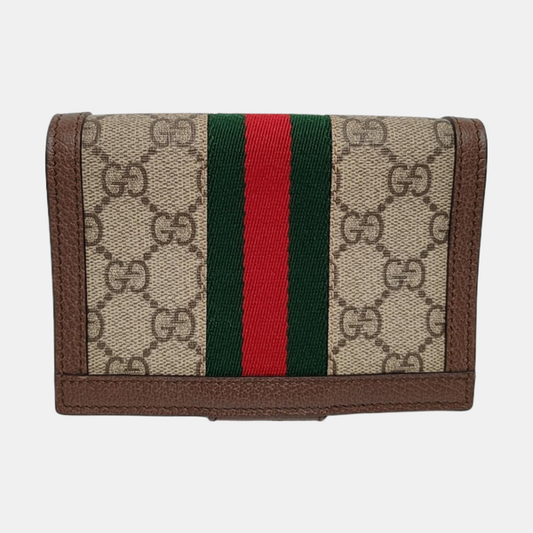 Authenticated pre-owned Ophidia Monogram Coated Canvas Beige Wallet - Wallet at Looply