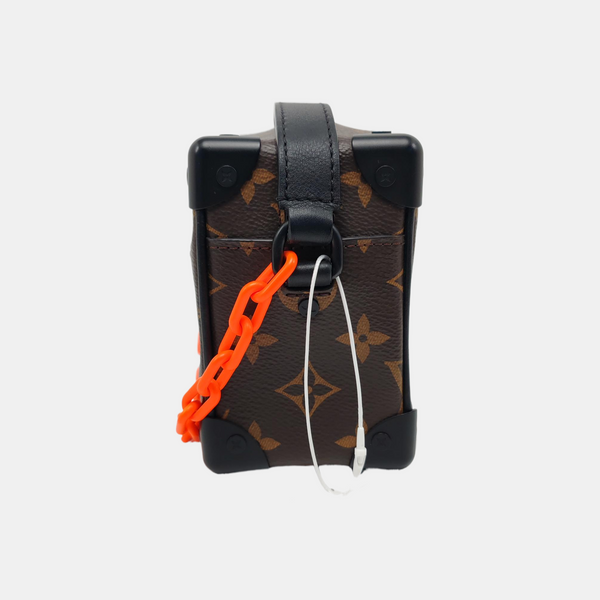 SOFT TRUNK Mini Monogram Coated Canvas Brown